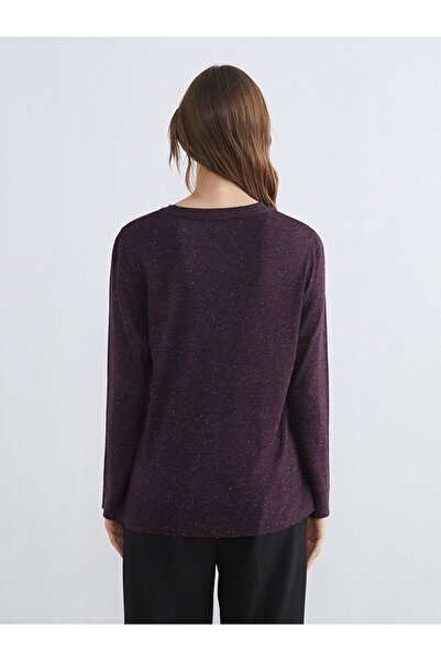 LC Waikiki Lcwaikiki Classic Crew Neck Shiny Look Women's Knitwear Sweater