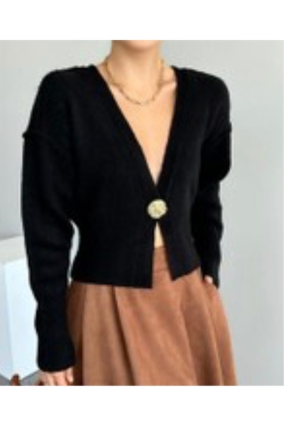 neşem butik Tek düğmeli triko çeket