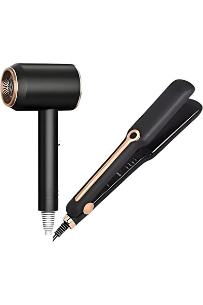 fitto Professional 2-in-1 Hair Dryer & Straightening Comb, 1200W – Smooth, Frizz-Free Hair