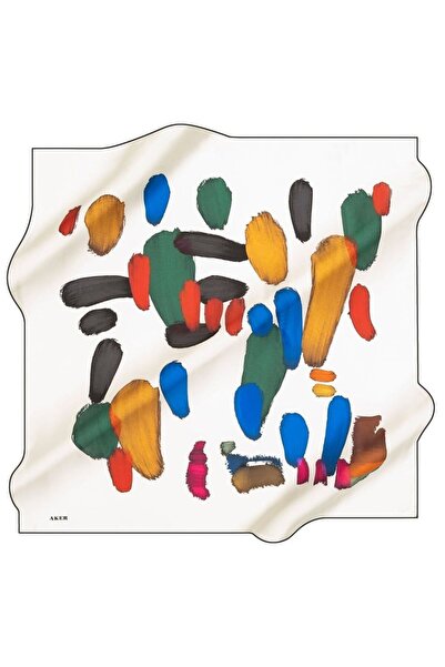 Aker وشاح حرير نوستالجي سيرا 8156-314