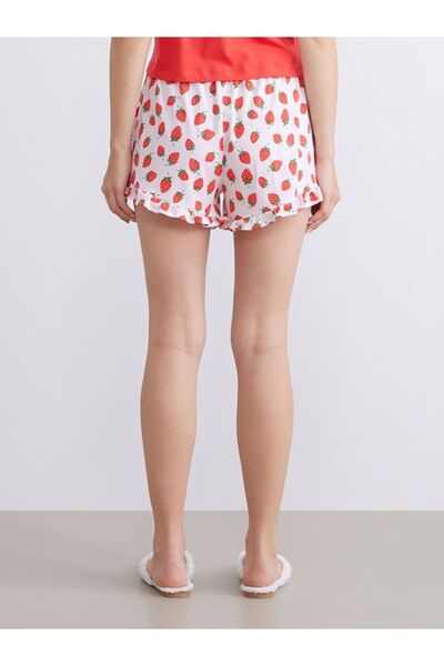 LC Waikiki Lcw Dream Elastic Waist Patterned Women's Shorts Pajama Bottoms