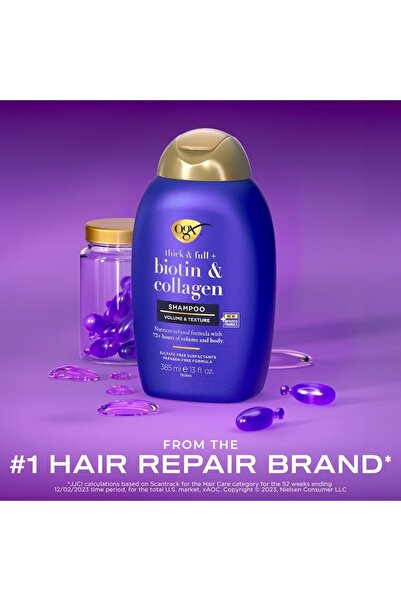 OGX BIOTIN & COLLAGEN SHAMPOO 385 ML