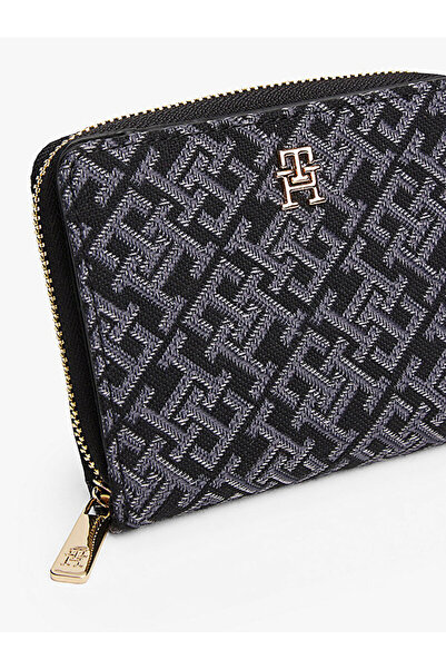 Tommy Hilfiger Hilfiger Icon Jacquard Logo Zip-Around Wallet