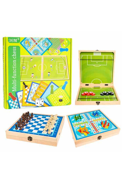 OEMN Wooden Toys - Set of 10 Games