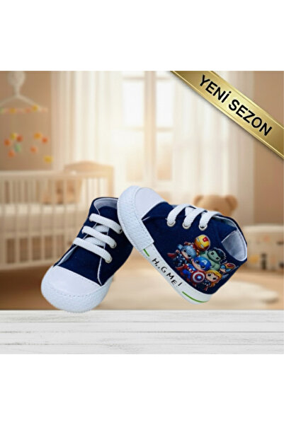 Baby Pattini Kahraman Baskılı Patik