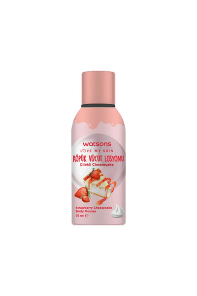 Watsons Strawberry Body Mousse Foam Lotion 75 ml