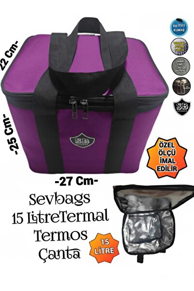 SEVBAGS Termos Termal Termo Çanta 15 Litre