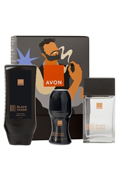 AVON Black Suede Set