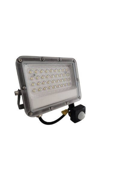 Vtk Reflector LED cu senzor de mișcare 30W 110-240V lumină rece 6500K, gri