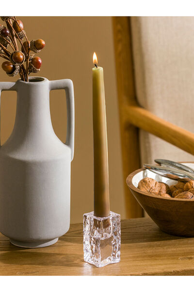 LC Waikiki UZG Store'dan Stilinizi Oluşturun | Dekoratif Cam Mumluk 7 cm