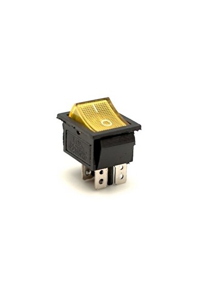 ElectroAZ IRS ON-OFF switch 250V/15A KCD4 Yellow