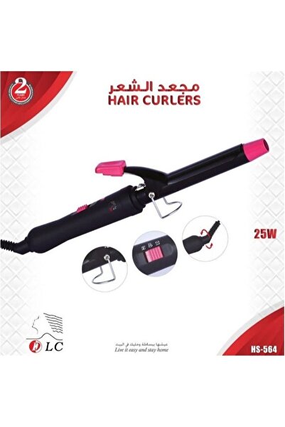 DLC مكواة تجعيد الشعر وردي/أسود DLC-564