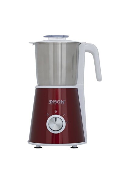 Generic مطحنة قهوة إديسون CG-506R، سعة 400 غرام، قدرة 450 واط، سرعتان - أحمر