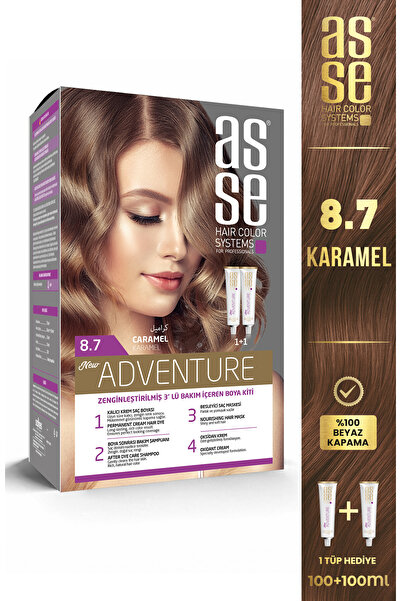 asse Adventure Set Saç Boyası No:8.7 Karamel