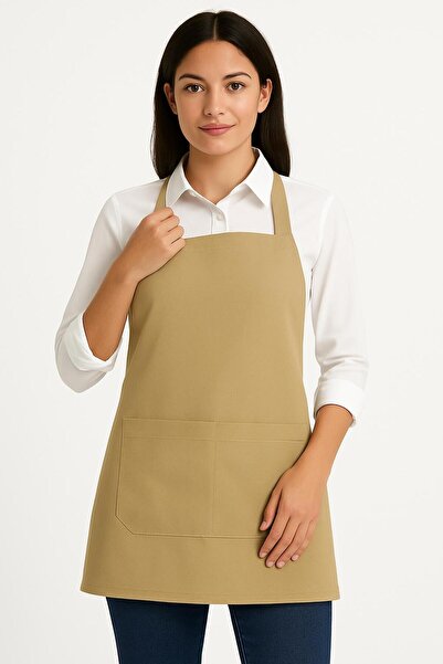 GTB BUTİK Kitchen Apron Kitchen Apron Chef Apron Barista Apron with 2 Large Pockets Apron
