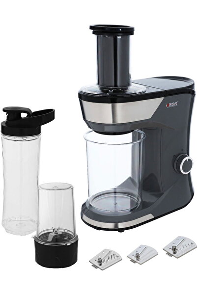 Edison YCH-701 Food Processor, 0.6L, 300W, 2 Speeds, Sports Blender - Dark Grey