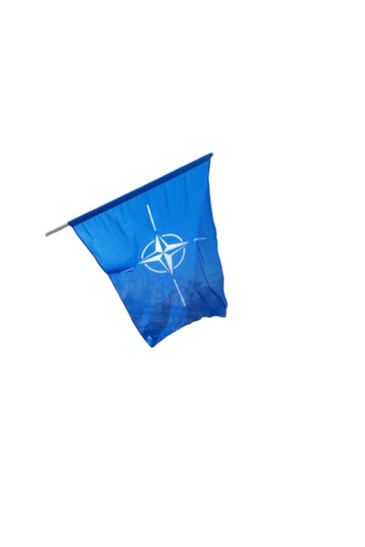 OEM NATO Flag 150 x 100 cm with 150 cm Wooden Pole