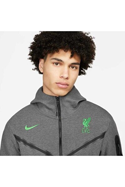 Nike Tech Fleece Liverpool Fc Full-Zip Hoodie Sweatshirt