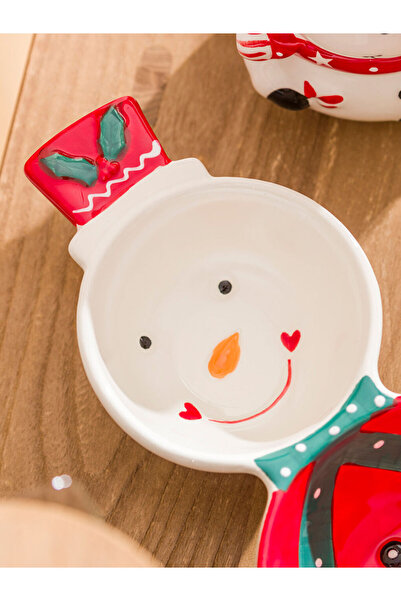 LC Waikiki Create Your Style from Uzg Store | Ceramic Bowl with Snowman Figure 23 cm