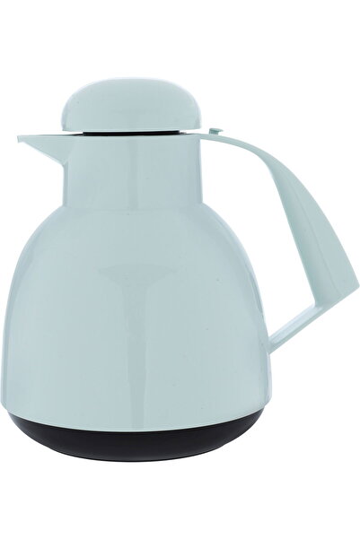 Helios Thermos, 1 liter, thermal glass inner case, pressure - Light Green