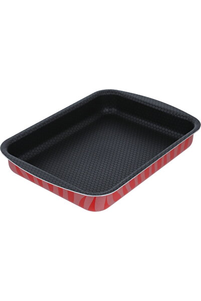 RED FLAME Stainless Steel Oven Tray Set, 2 Pieces - Red
