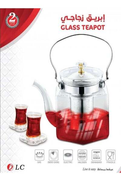 DLC Tea Kettle Heat Resistant 1100ml