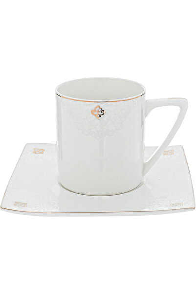 Dania Porcelain Dinner Set, 77 Pieces - White Gold