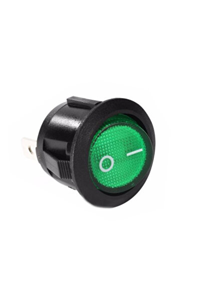 ElectroAZ Comutator cu buton ON-OFF cu LED verde