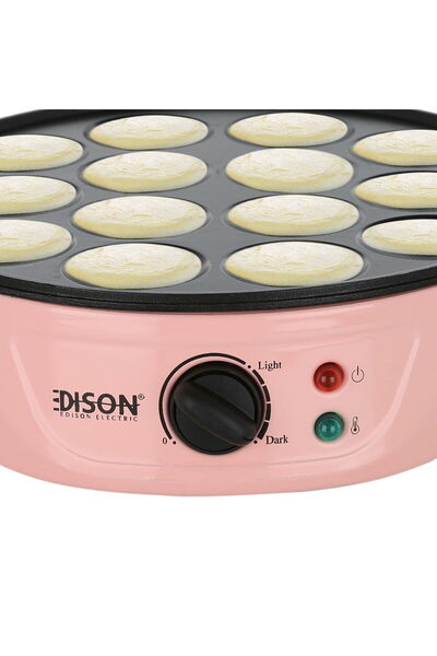 Edison JC-503/PK Popcake Maker, 14 Burners, 750 Watts - Pink