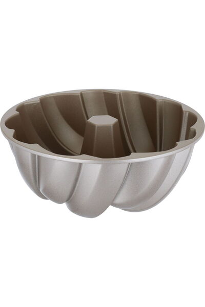 Generic قالب كيك بوندت من الجرانيت من ماريسا لونينا، 24×24×9.8 سم - ذهبي