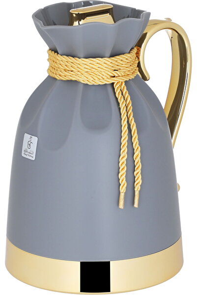 Everest Balqis Thermos, 1 Liter, Inner Glass, Pressure Cooker - Dark Grey