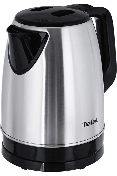 TEFAL Steel Kettle, 2000-2400 Watt, 1.7 Liter - Silver + Black