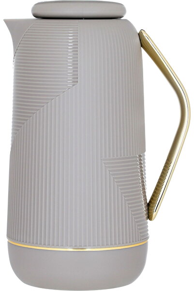 Glory Rawaa Thermos, 1 liter, glass inner container, plastic outer shell - brown