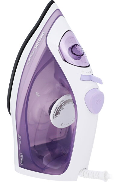 Philips Steam Iron, 1510-1800 Watt, 250 ml, Steel soleplate, DST1020/36 - Mauve