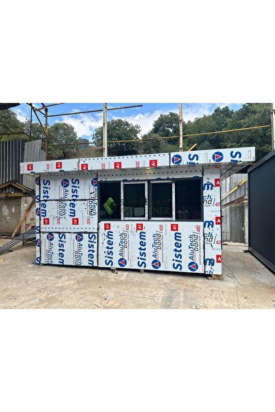 simgesan konteyner Simgesan Kompozit Kaplamalı WC ve Mutfaklı Güvenlik Kabini...