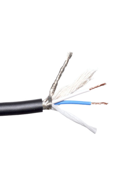 ElectroAZ Cablu de microfon stereo, 6 mm, rolă de 100 m