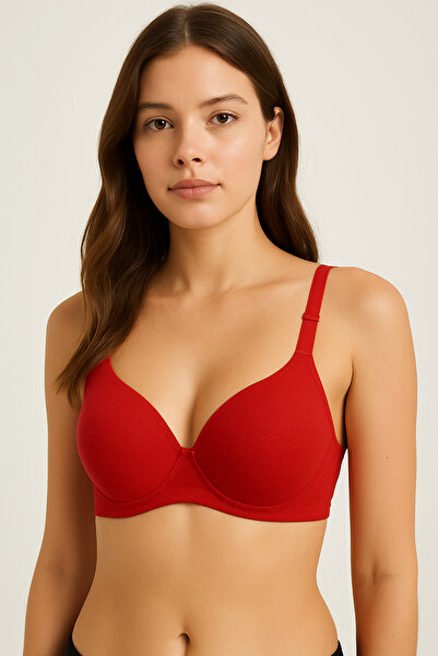 Avoria Kırmızı Destekli Dolgulu Sütyen
