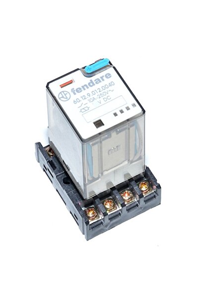 ElectroAZ Releu industrial 24V-DC / 8P, cu soclu, 8 pini