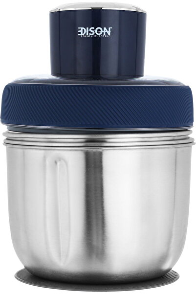 Edison MC376-CB/BL Food Processor, 350W, 3 Bowls - Blue