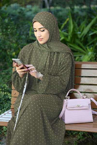 Generic Women's Islamic Prayer Abaya Dress One-Piece Hijab Jalabiya