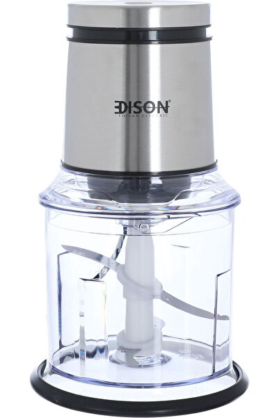 Edison FC-5440/600ML-BK Electric Vegetable Slicer, 0.6L, 4 Blades, 400W - Silver
