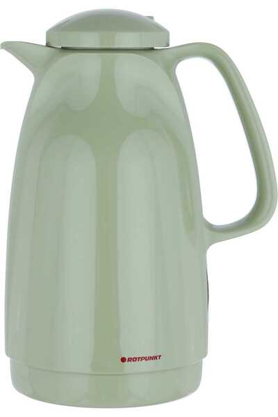 Generic ترمس روتبونت، سعة 1.5 لتر، وعاء داخلي زجاجي، غلاف خارجي بلاستيكي - أخضر