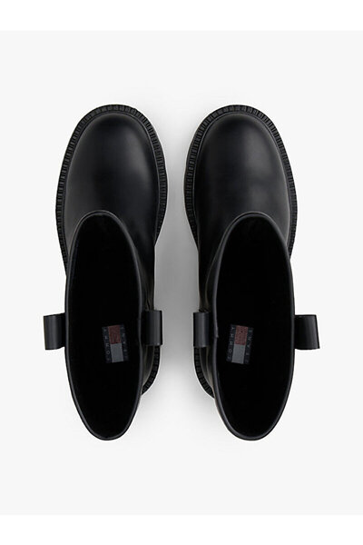 Tommy Hilfiger Leather Cleat Mid Boots