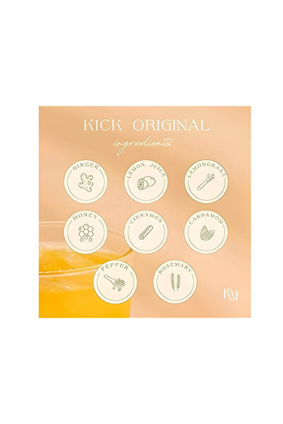 Healthy And Tasty co Kickshot Ginger Drink, Natural (30ml x 24 pieces, Original)