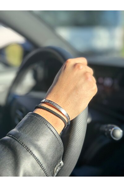 Alesya Ayetel Kürsi bileklik Gümüş Çelik ayarlanabilir ürün