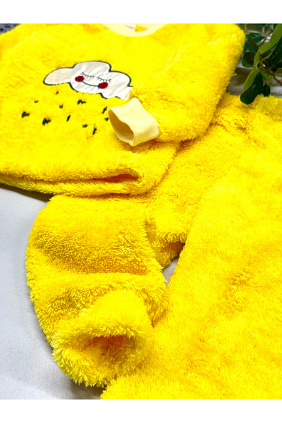 CemBebe Winter Plush Warm Fabric Suit for Children Winter Cold Soft