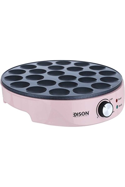 Edison JC-604PINK/24 Tefal Pancake Maker, 1000 Watt, 24 Eyes - Pink