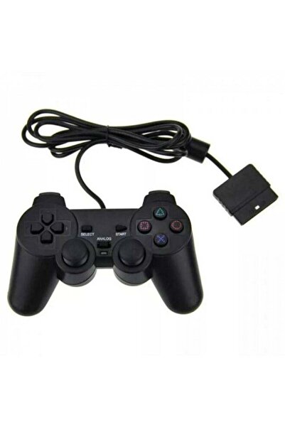 DLC وحدة تحكم ألعاب سلكية لجهاز بلاي ستيشن 2