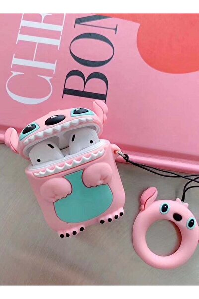 lnkoo Fashionistadeal Protective Case Cover Compatible with New Apple AirPods Case Pro Stitch Pink