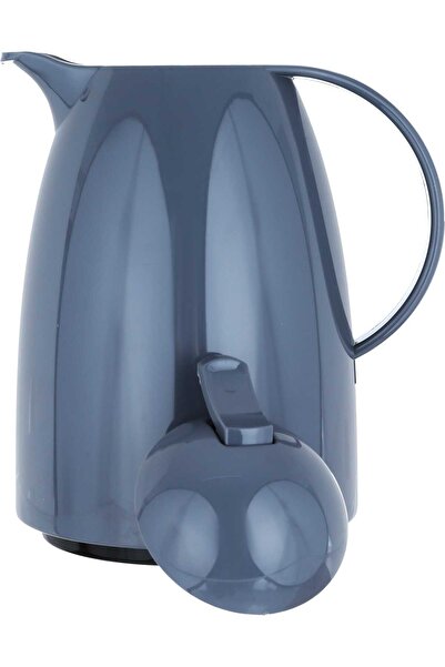 CRYSTAL Deepa Thermos 1L - Thermal Glass Inner, Plastic Outer (Dark Grey)